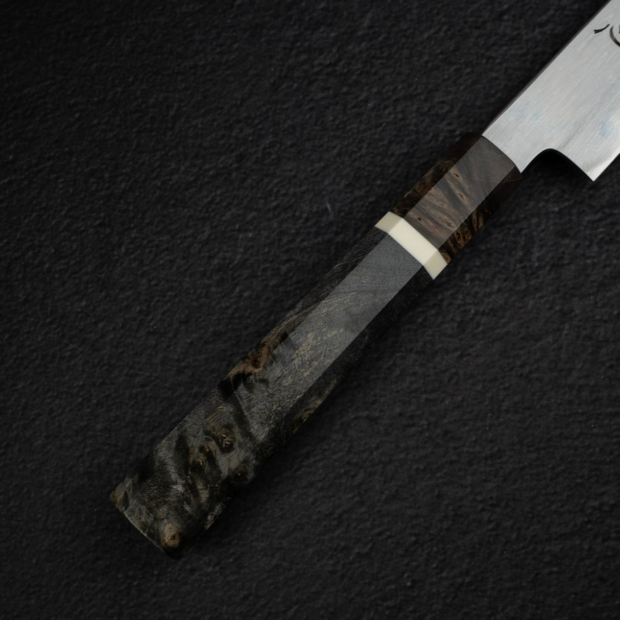 Hatsukokoro x Satoshi Nakagawa Blue 1 Damascus Sujihiki 240mm