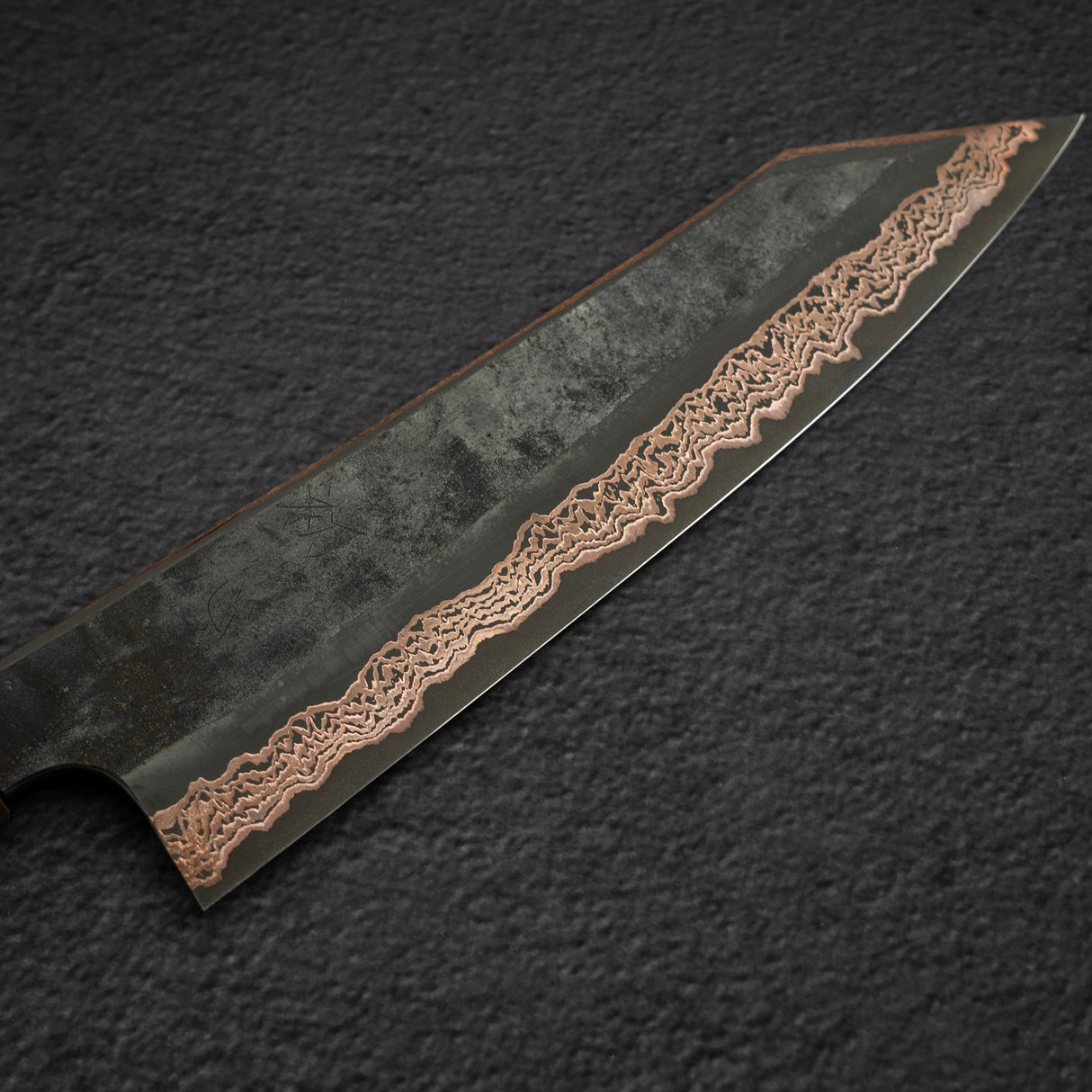Hatsukokoro x Nigara Yorokobi SLD Copper Damascus K-tip Gyuto 210mm Birch Handle