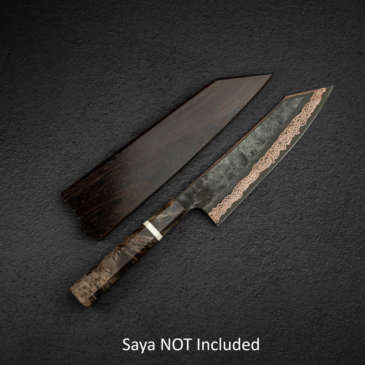Hatsukokoro x Nigara Yorokobi SLD Copper Damascus K-tip Gyuto 210mm Birch Handle
