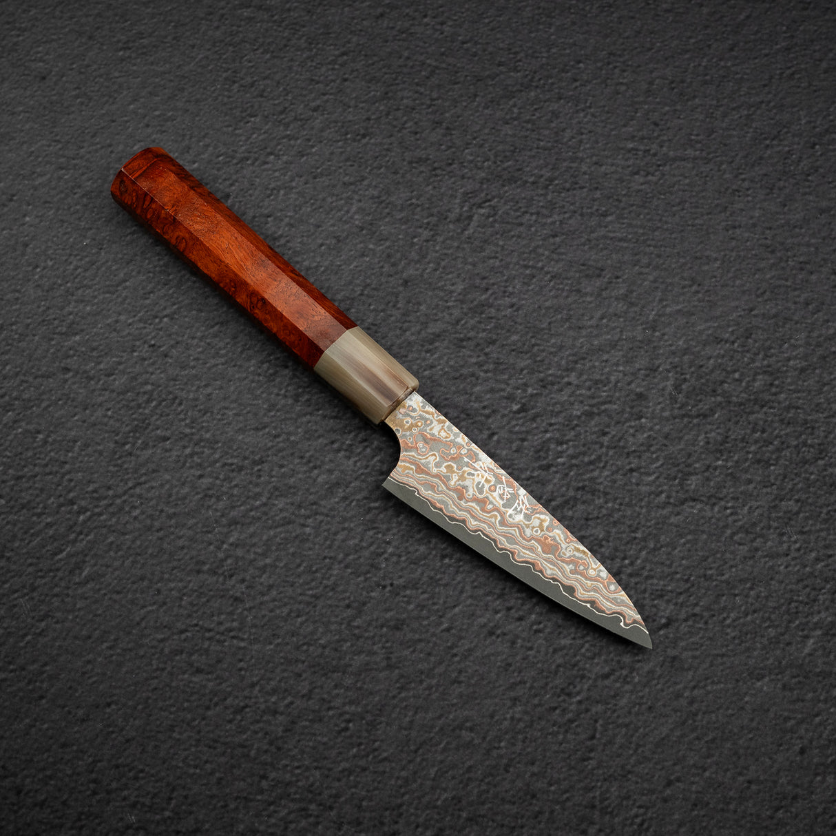 Takeshi Saji VG10 Rainbow Damascus Etched Paring 90mm