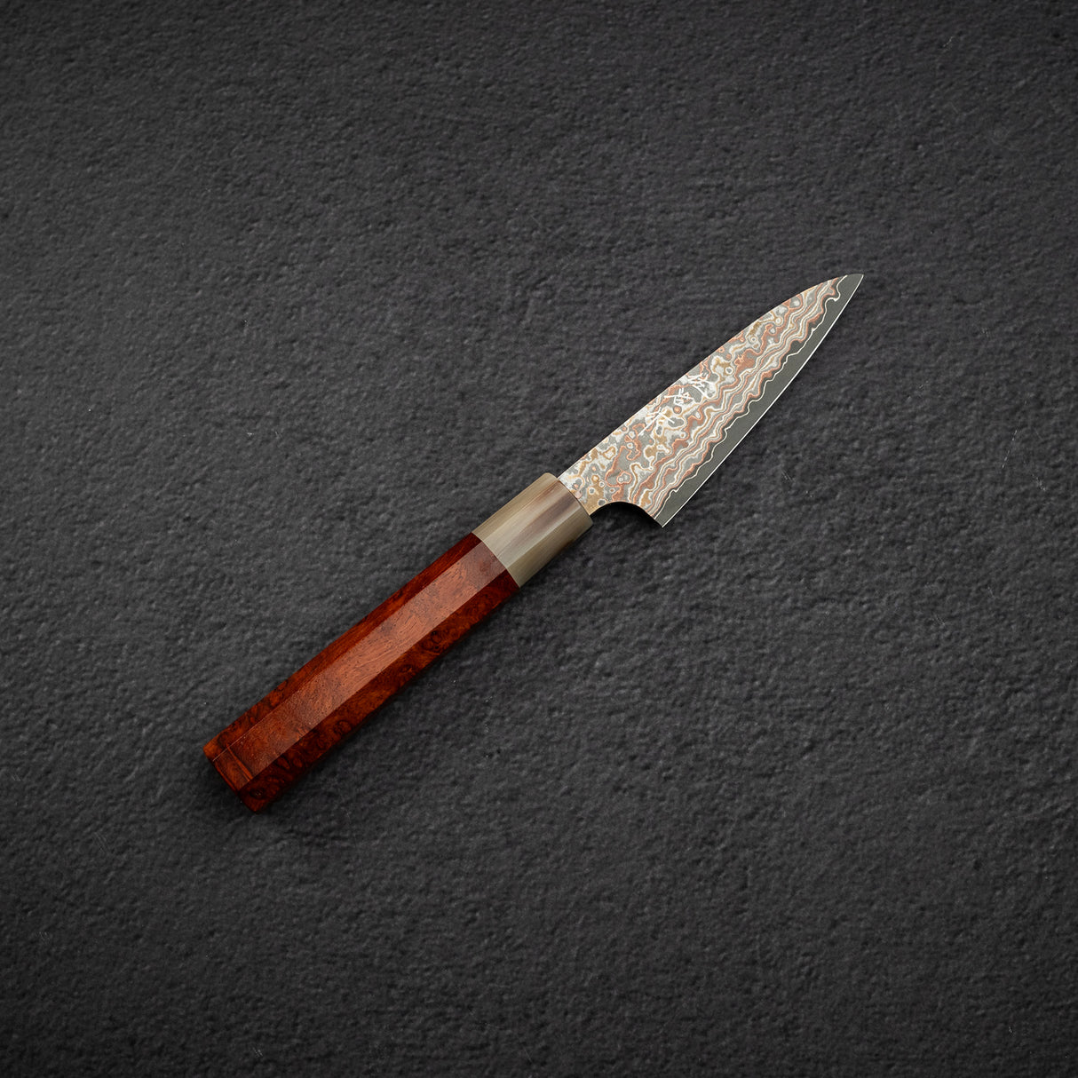 Takeshi Saji VG10 Rainbow Damascus Etched Paring 90mm