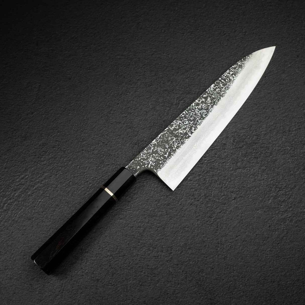 増田 吉秀 青鋼一號 黑染 大馬士革 牛刀 240mm