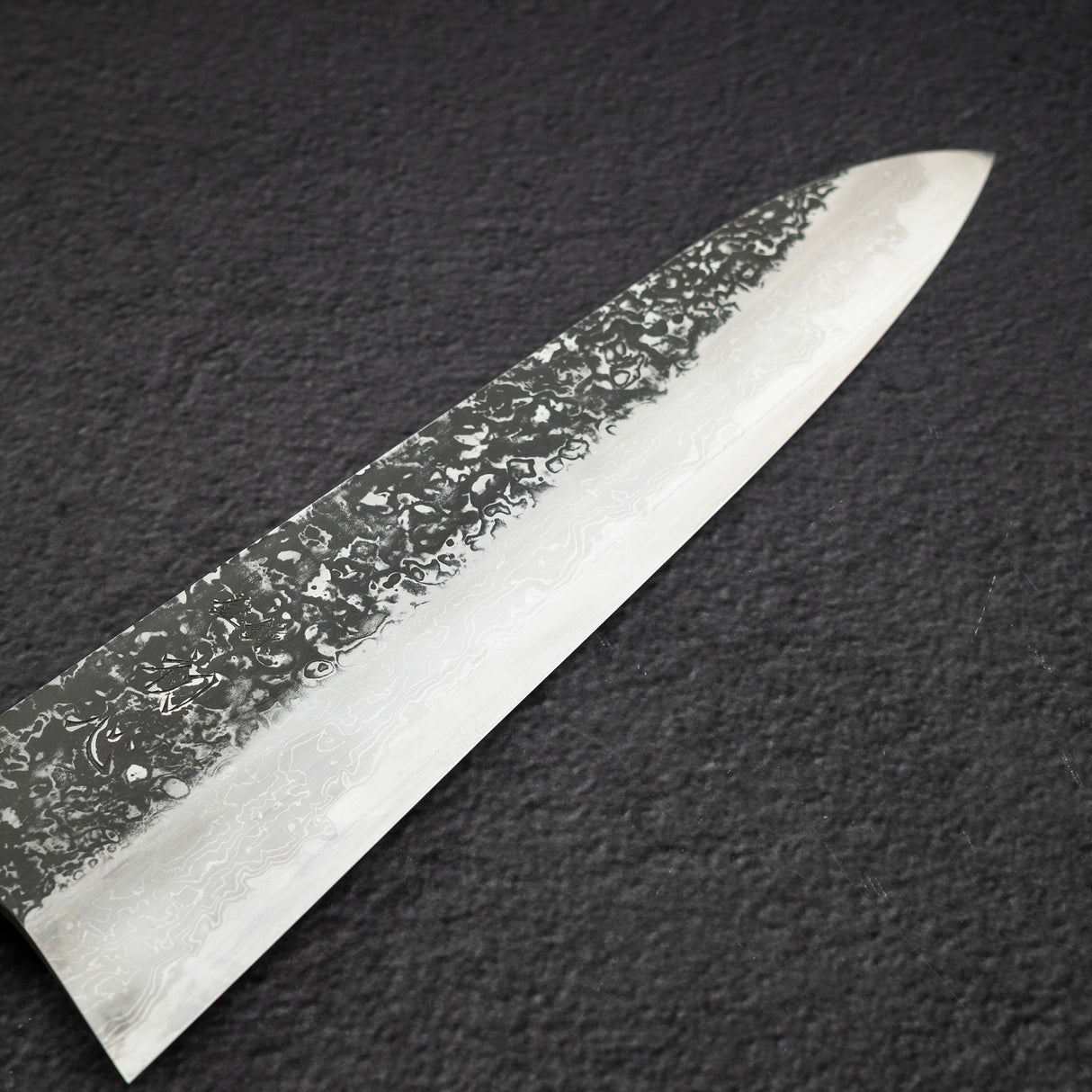 Masuda Yoshihide Blue 1 Kurozome Damascus Gyuto 220mm