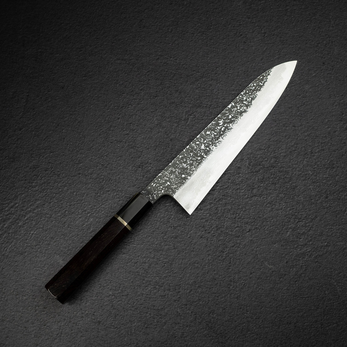 Masuda Yoshihide Blue 1 Kurozome Damascus Gyuto 220mm