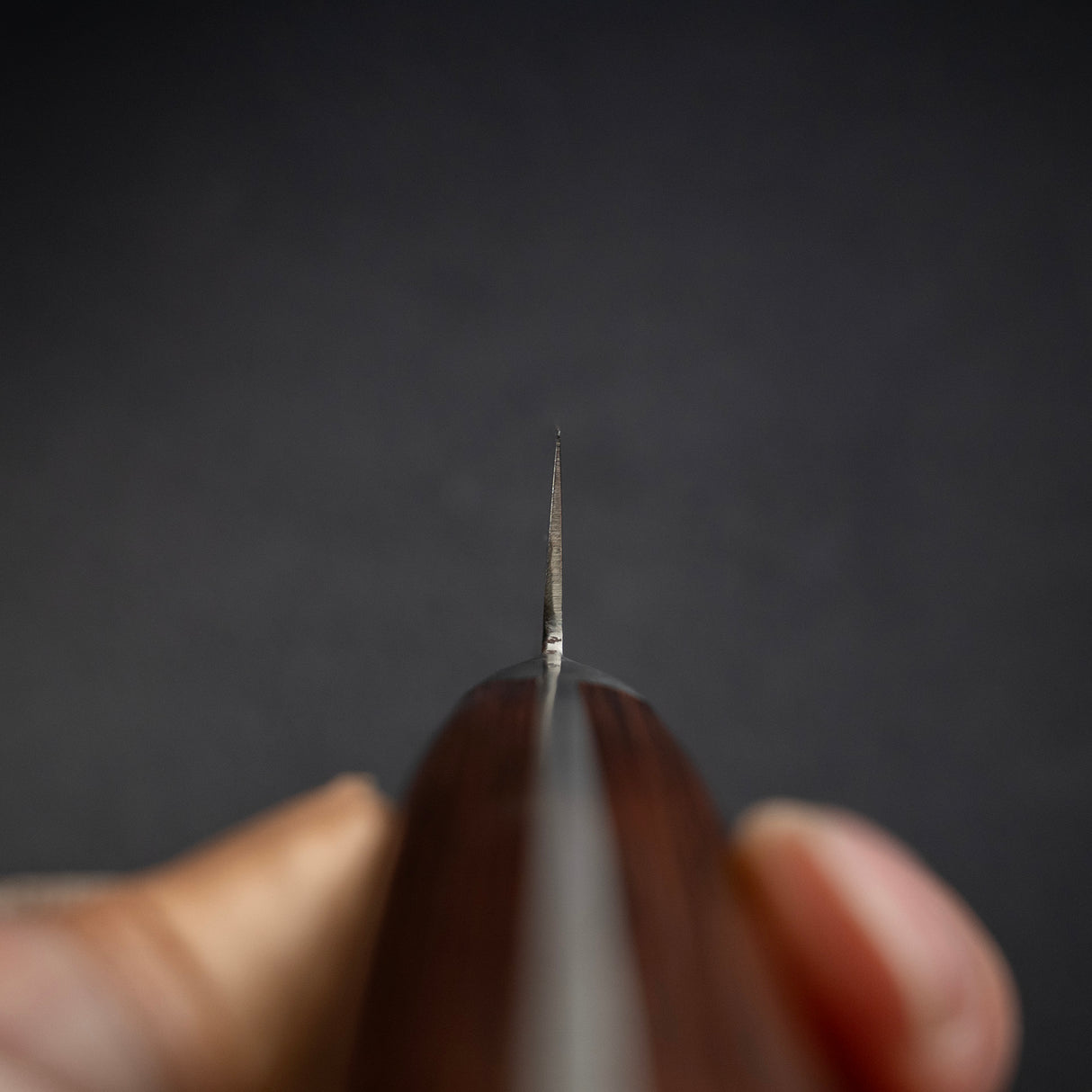 Tsunehisa ZA18 Damascus Sujihiki 240 mm Brown Western Handle