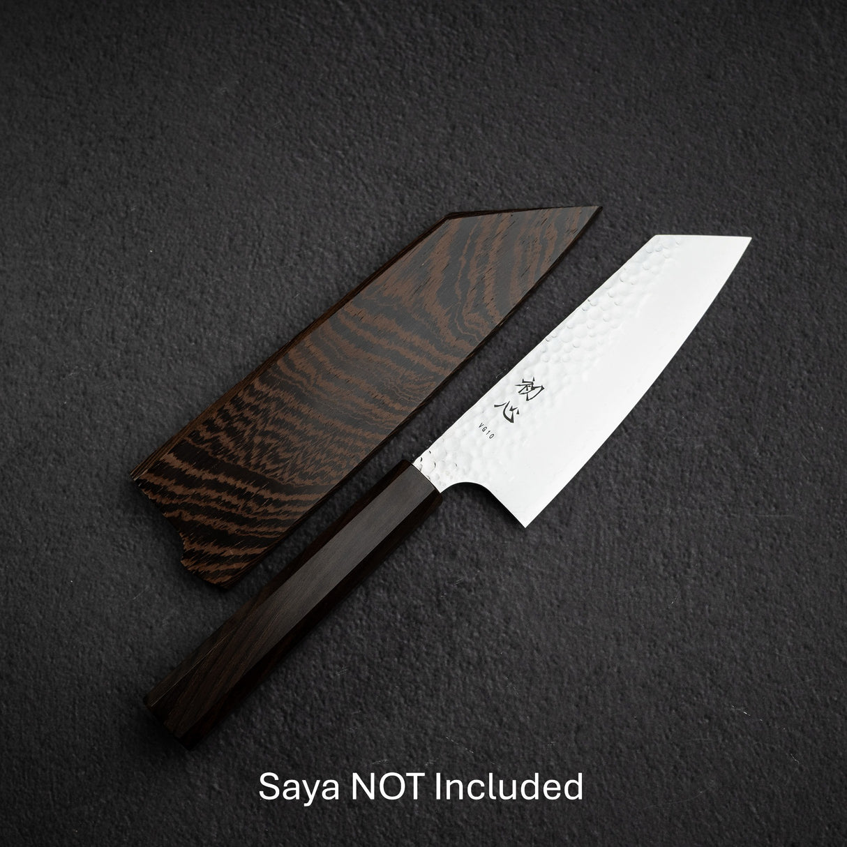 Hatsukokoro Hayabusa VG10 Tsuchime Sanmai Bunka 150mm Ebony