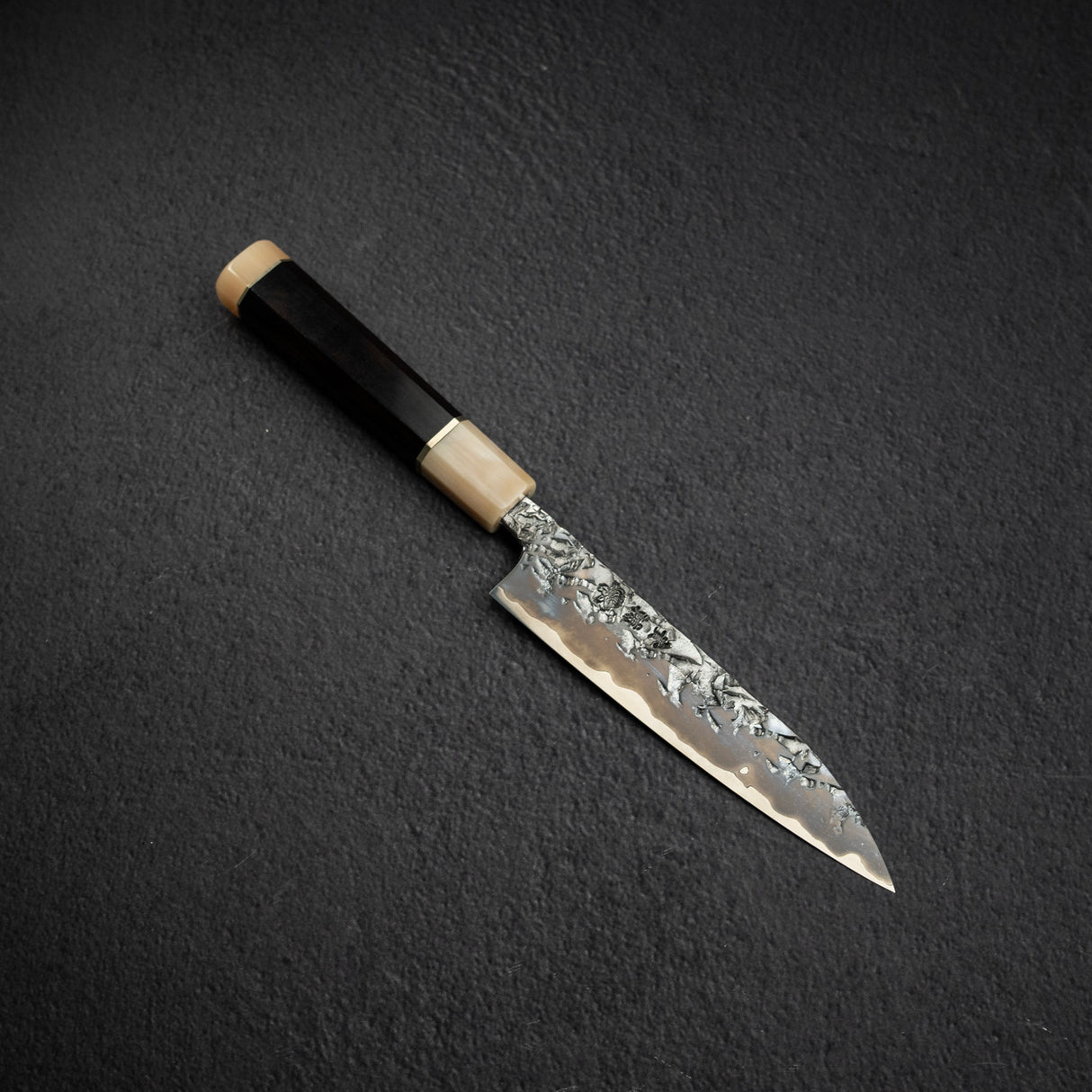 貴輔 x 新國 ATS34 小刀 / 蔬果刀 鎚目 鏡面 霞 處理 150mm w 刀套