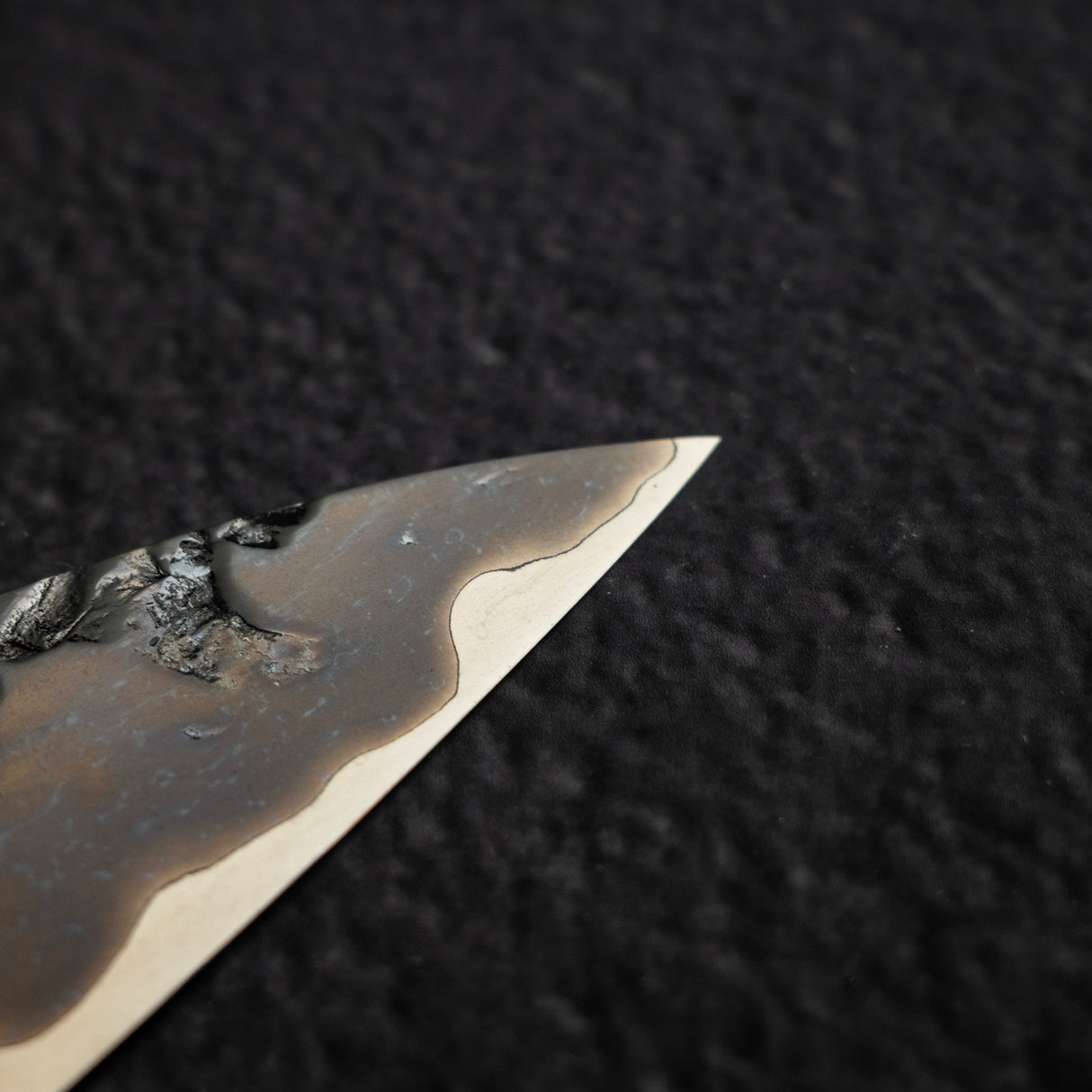 貴輔 x 新國 ATS34 小刀 / 蔬果刀 鎚目 鏡面 霞 處理 150mm w 刀套