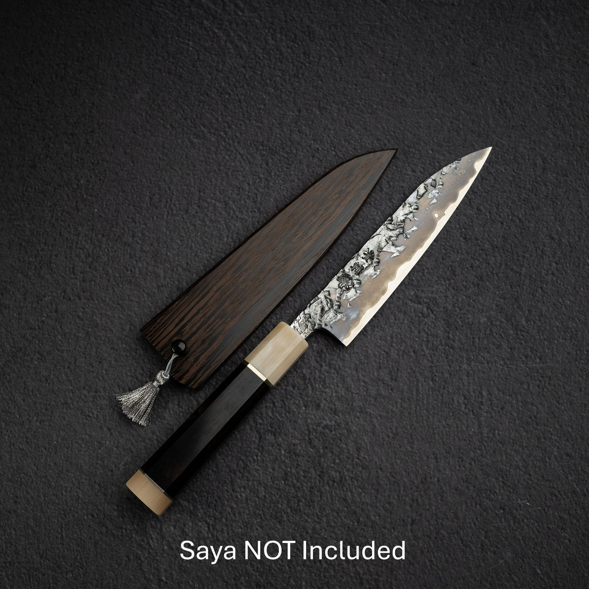 貴輔 x 新國 ATS34 小刀 / 蔬果刀 鎚目 鏡面 霞 處理 150mm w 刀套