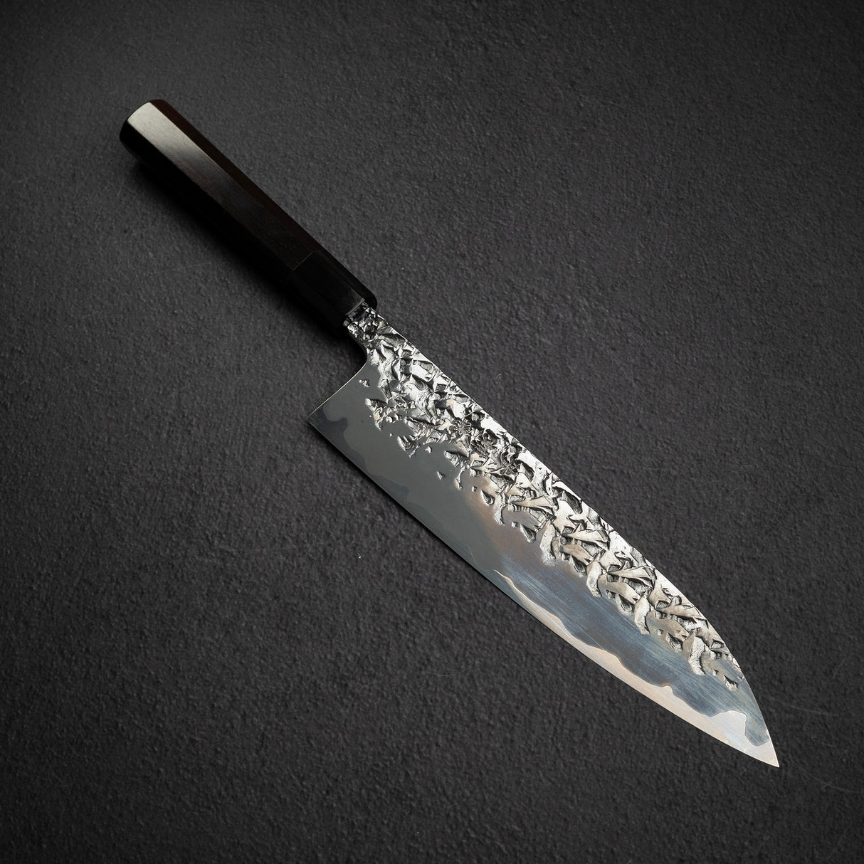 Kisuke x Xinguo ATS34 Gyuto Tsuchime Mirror Kasumi 240mm w Knife Guard