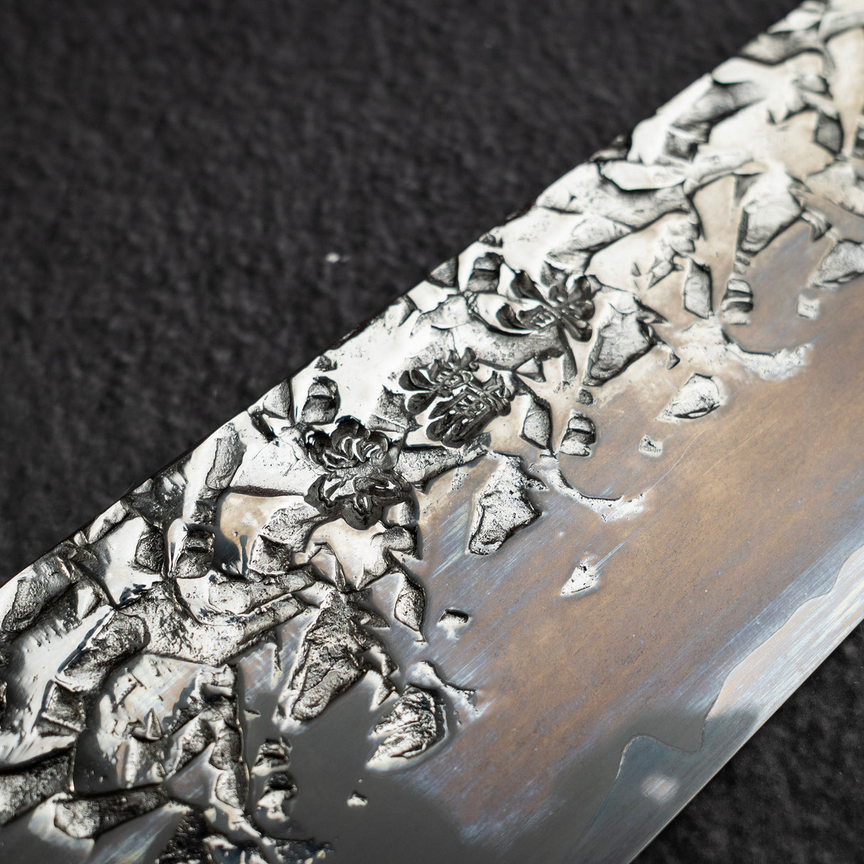 Kisuke x Xinguo ATS34 Gyuto Tsuchime Mirror Kasumi 240mm w Knife Guard