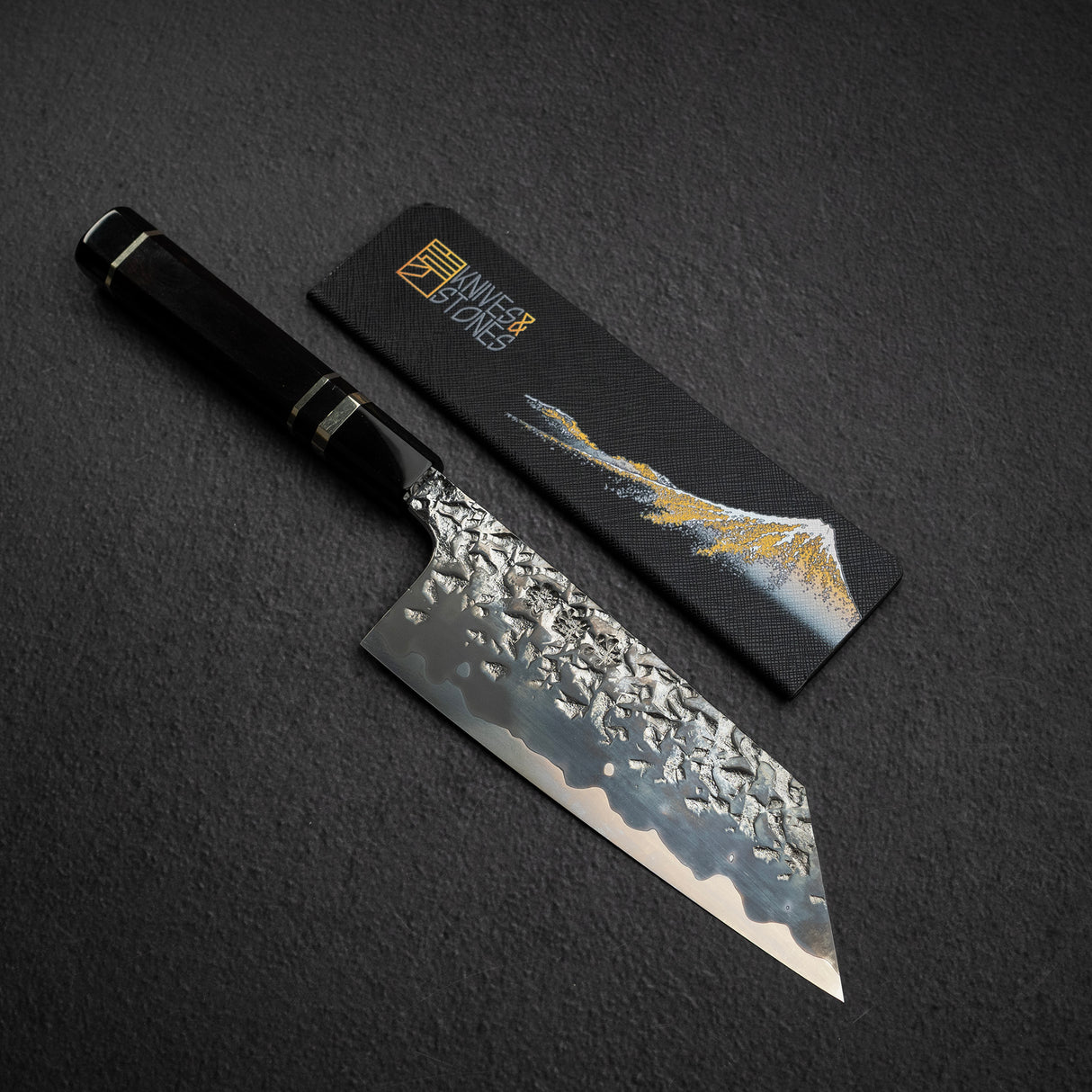 Kisuke x Xinguo ATS34 Bunka Tsuchime Mirror Kasumi Finish 180mm w Knife Guard