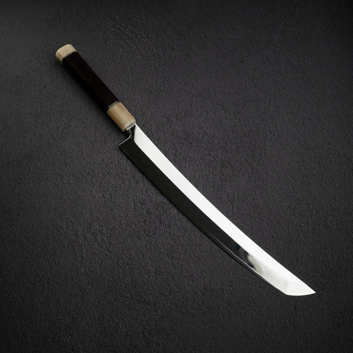 Yamawaki Ginsan 300mm 先丸大反り柳刃 鏡面款