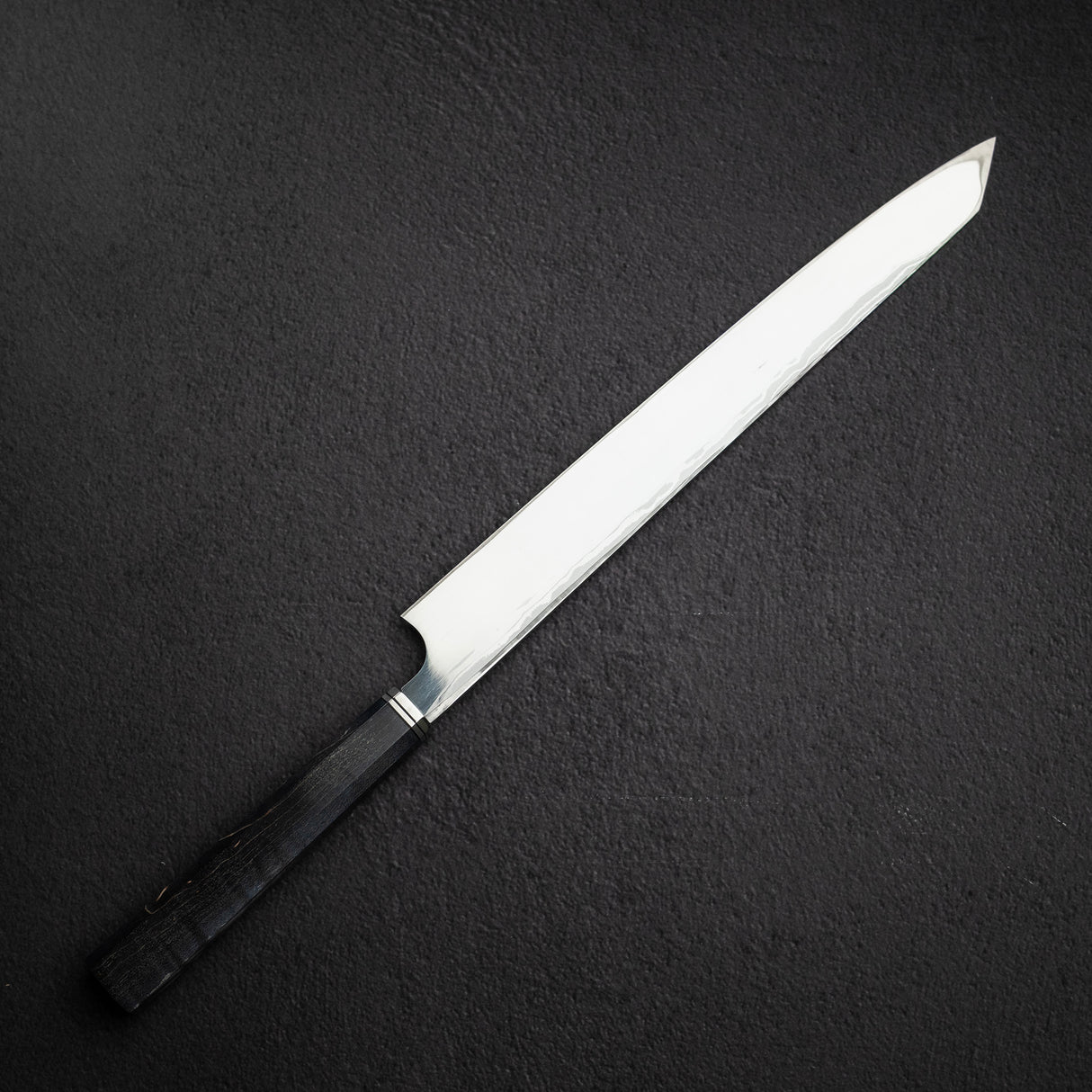 初心 x 弥氏良寬 青鋼二號 大馬士革 切付 柳刃 330mm 庫存品