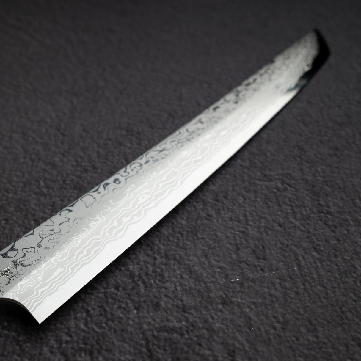 Hatsukokoro x Yoshihiro Yauji Blue 2 Damascus Sakimaru Yanagiba 270mm Old Stock