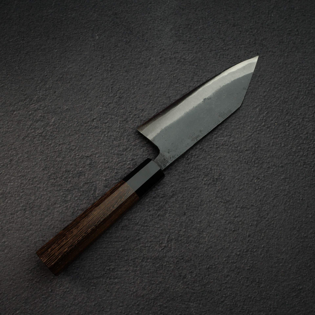 Hatsukokoro Kurokaze Blue 2 Kurouchi K-Tip Deba 150mm Double Bevel