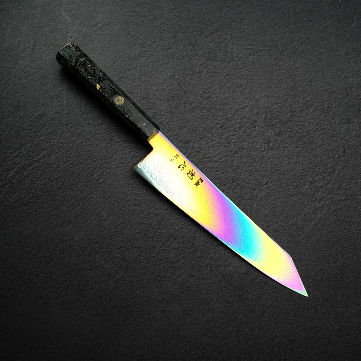初心 Ryuhyo SG2大馬士革 彩虹 切付牛刀 210mm