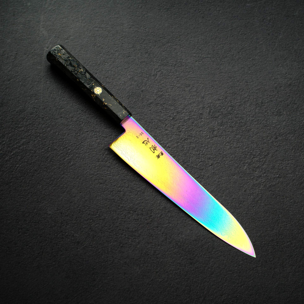 初心 Ryuhyo SG2大馬士革彩虹牛刀 210mm