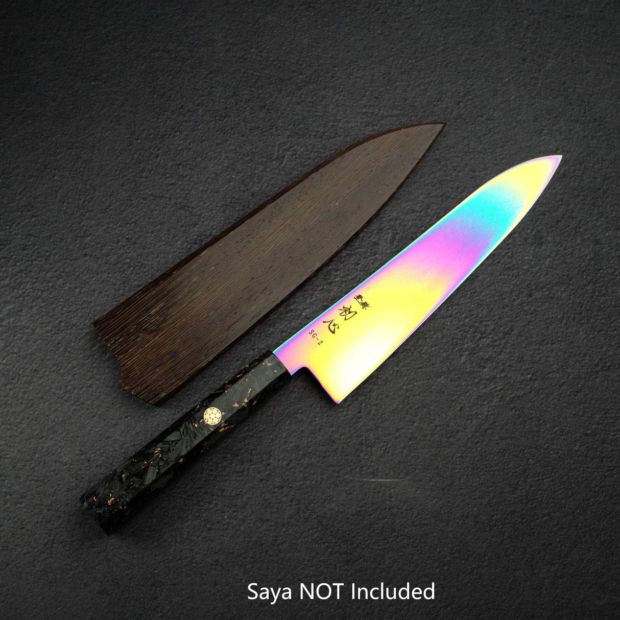 初心 Ryuhyo SG2大馬士革彩虹牛刀 210mm