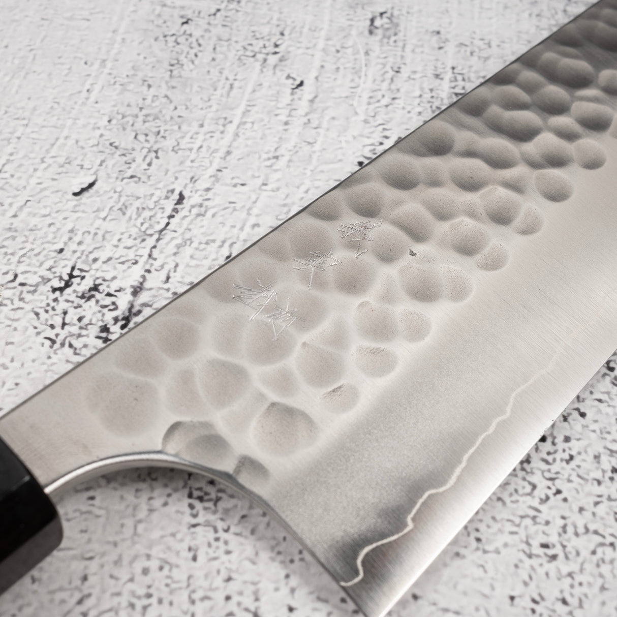 Yoshimi Kato Forged Ginsan Tsuchime Gyuto 240mm