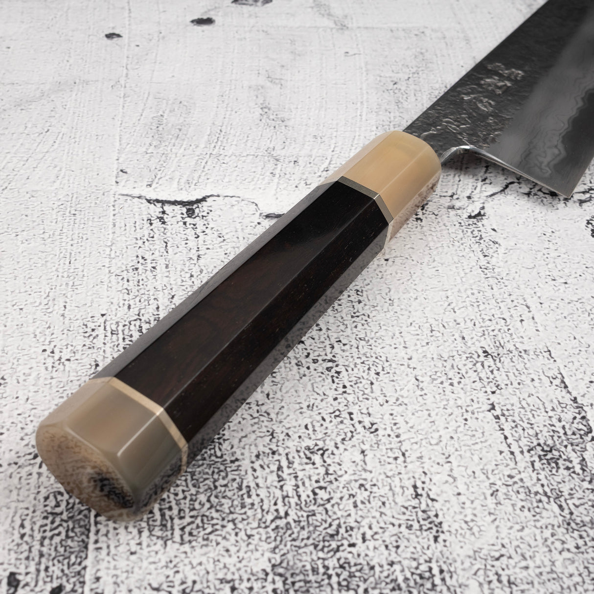 增田義英 Blue 1 大馬士革牛刀 240mm