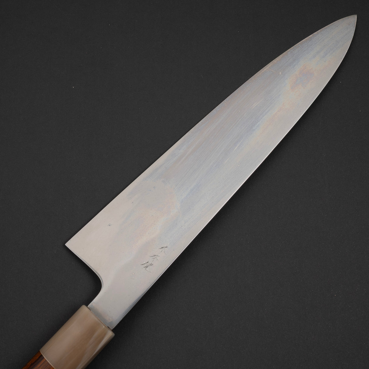 Xinguo ApexUltra Honyaki Gyuto 240mm Heart Shape Ironwood Marble Horn Ferrule Handle