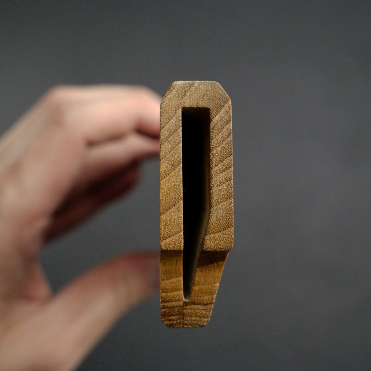K&S Kritsuke (K-tip) Yanagiba Hardwood Saya, Standard Profile
