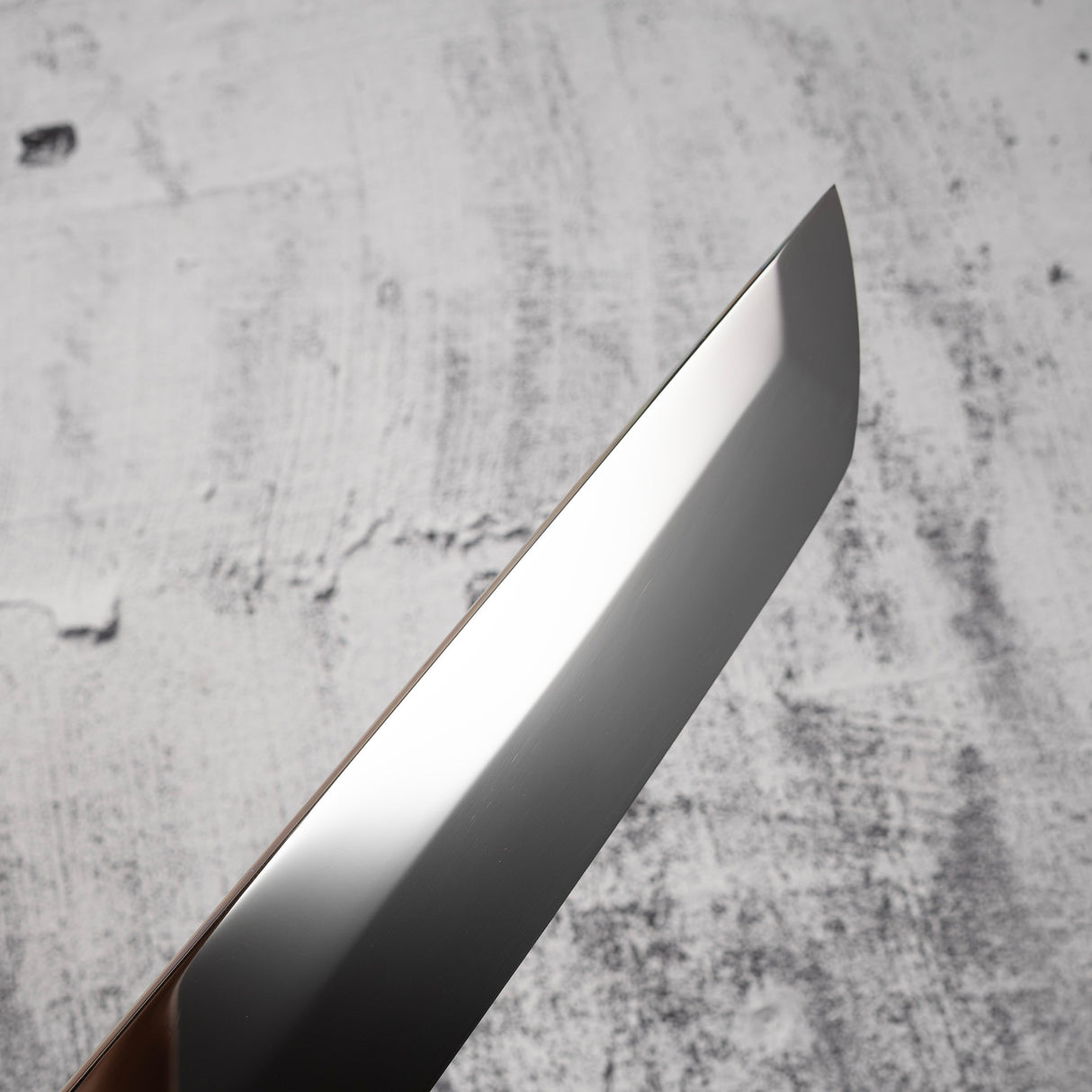 Exotic: Genkai Masakuni (玄海正國) Mizu-Honyaki Maguro Kiri 450mm Mt. Fuji Hamon