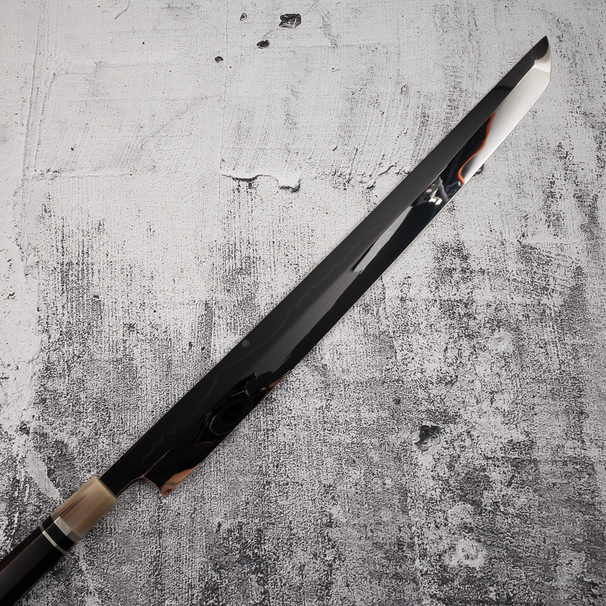 Exotic: Genkai Masakuni (玄海正國) Mizu-Honyaki Maguro Kiri 450mm Mt. Fuji Hamon