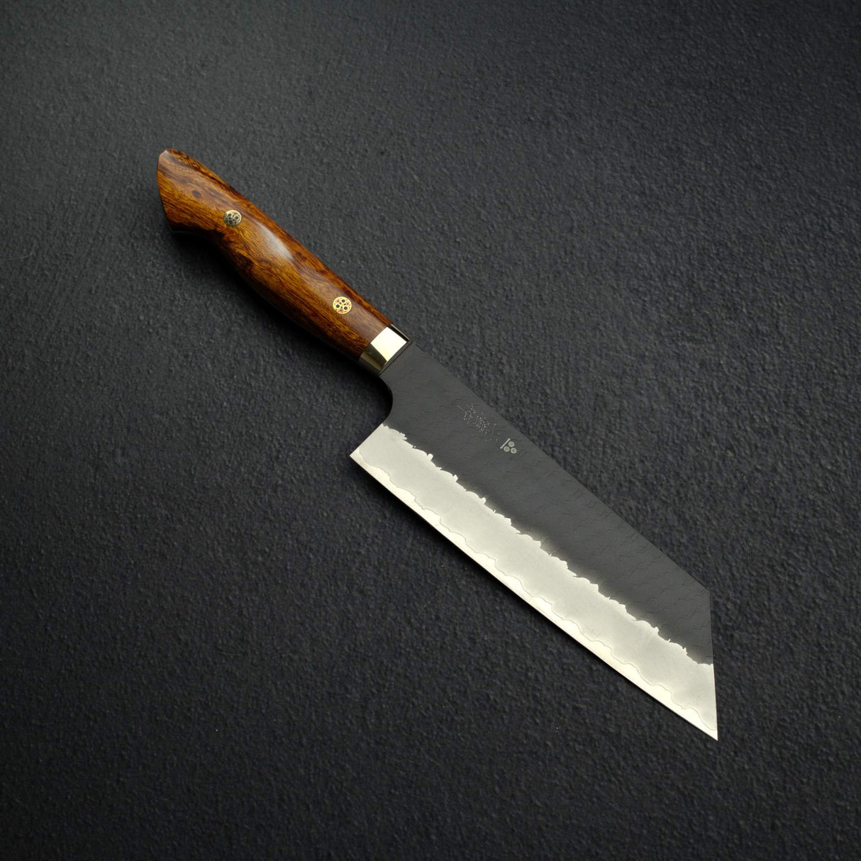 Nigara SG2 Tsuchime K-tip Nakiri 165mm Kurouchi Western Ironwood