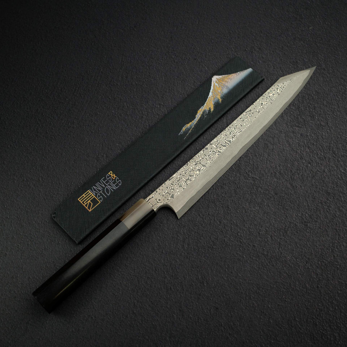 Nigara 安紋 銀三鋼 大馬士革 切付 柳刃 270 mm