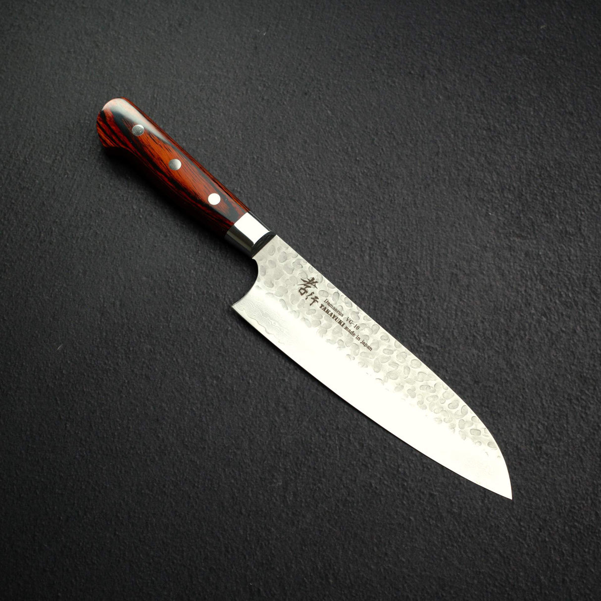 堺孝行 VG10鋼 33層鎚目大馬士革 三德刀 180mm (7.1")