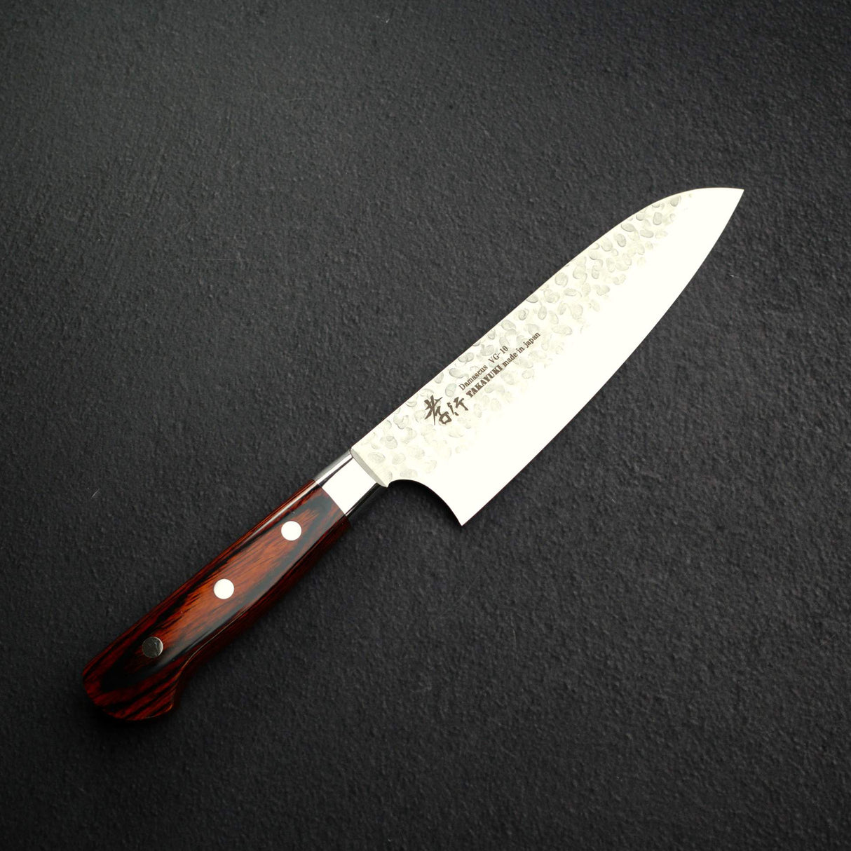 堺孝行 VG10鋼 33層鎚目大馬士革 三德刀 180mm (7.1")