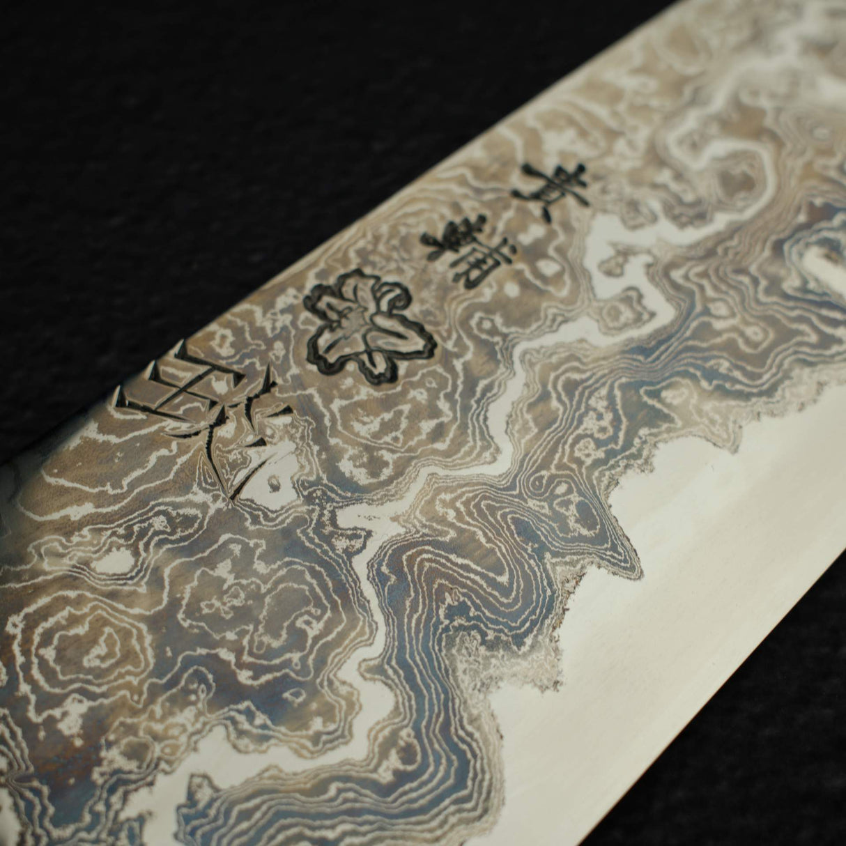 Kisuke x 新國 青鋼一號 白煙大馬士革 牛刀 300mm