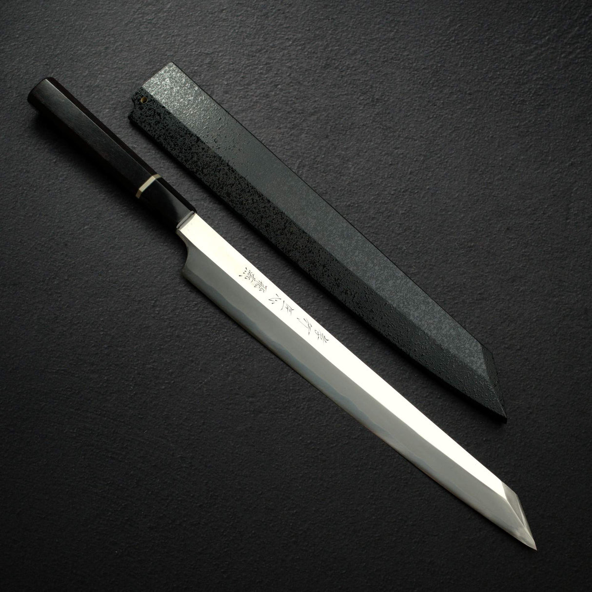 Sakai Takayuki Hienn K-tip Yanagiba 300mm by Itsuo Doi w/ Saya (Old Stock)