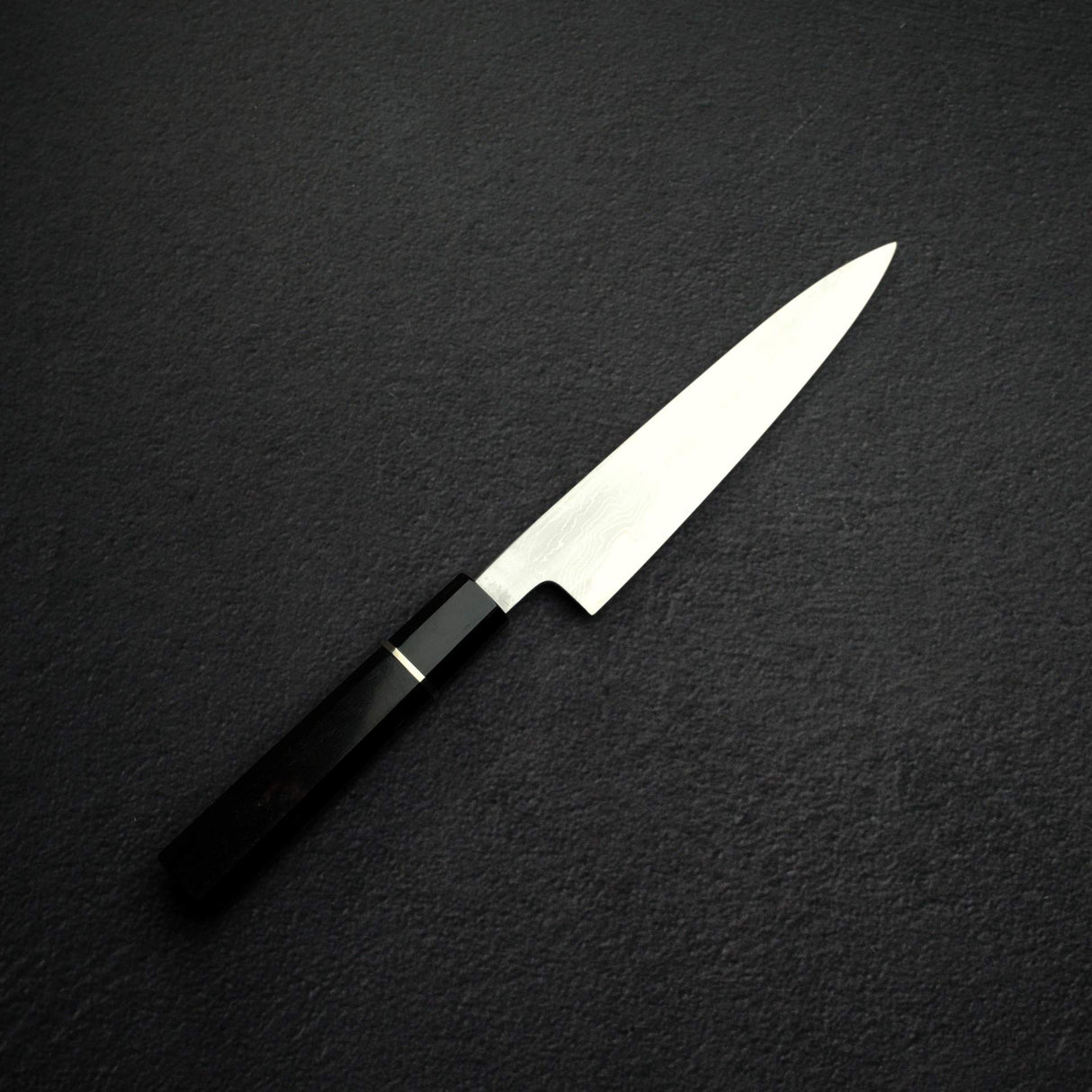 初心 木漏日 青鋼一號 大馬士革 小刀 150mm 帶護手 無刻字