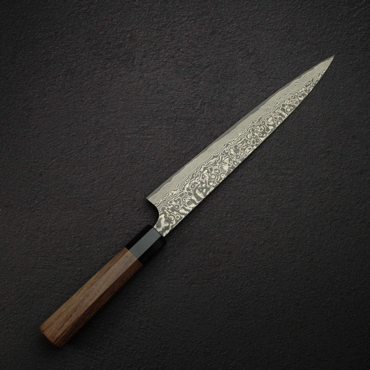 佐治武士 SG2 鋼 黑大馬士革 筋引 240mm 紫檀木柄