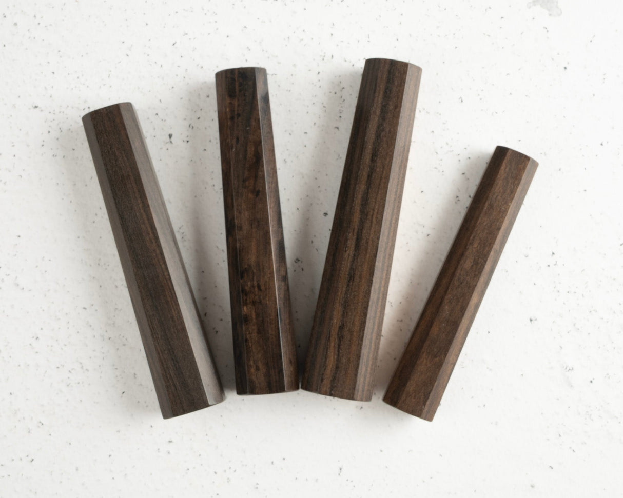 Ebony Octagonal Black Chacate WA Handle