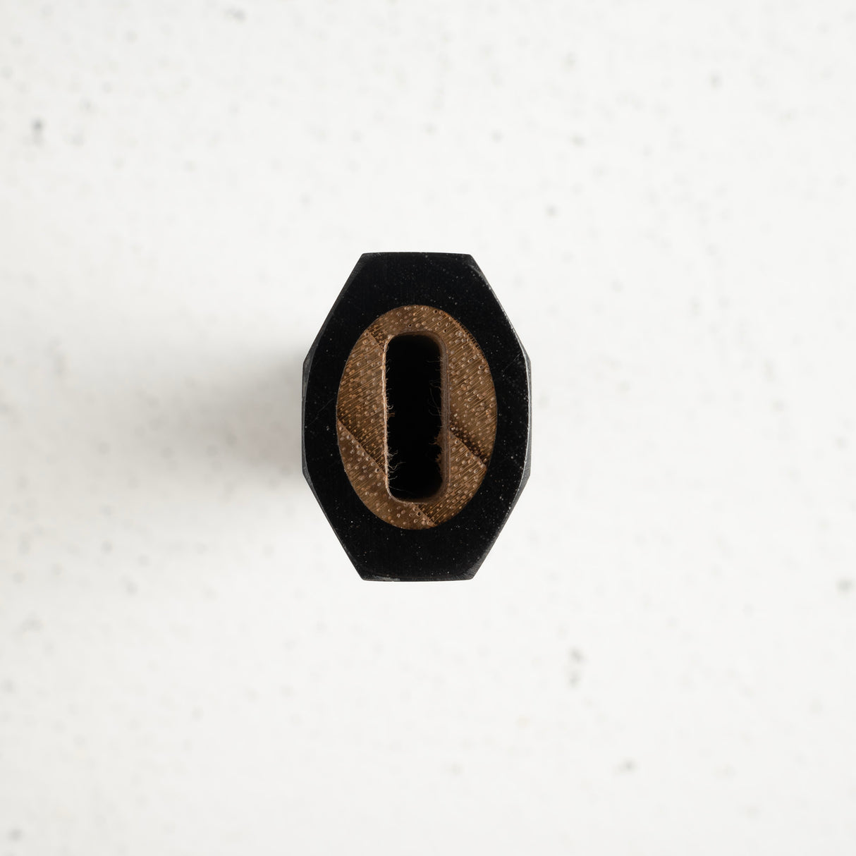 Ebony with Square Mosaic Pin Silm Octagonal WA Handle