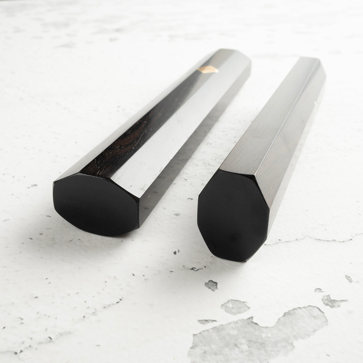 Ebony with Square Mosaic Pin Silm Octagonal WA Handle