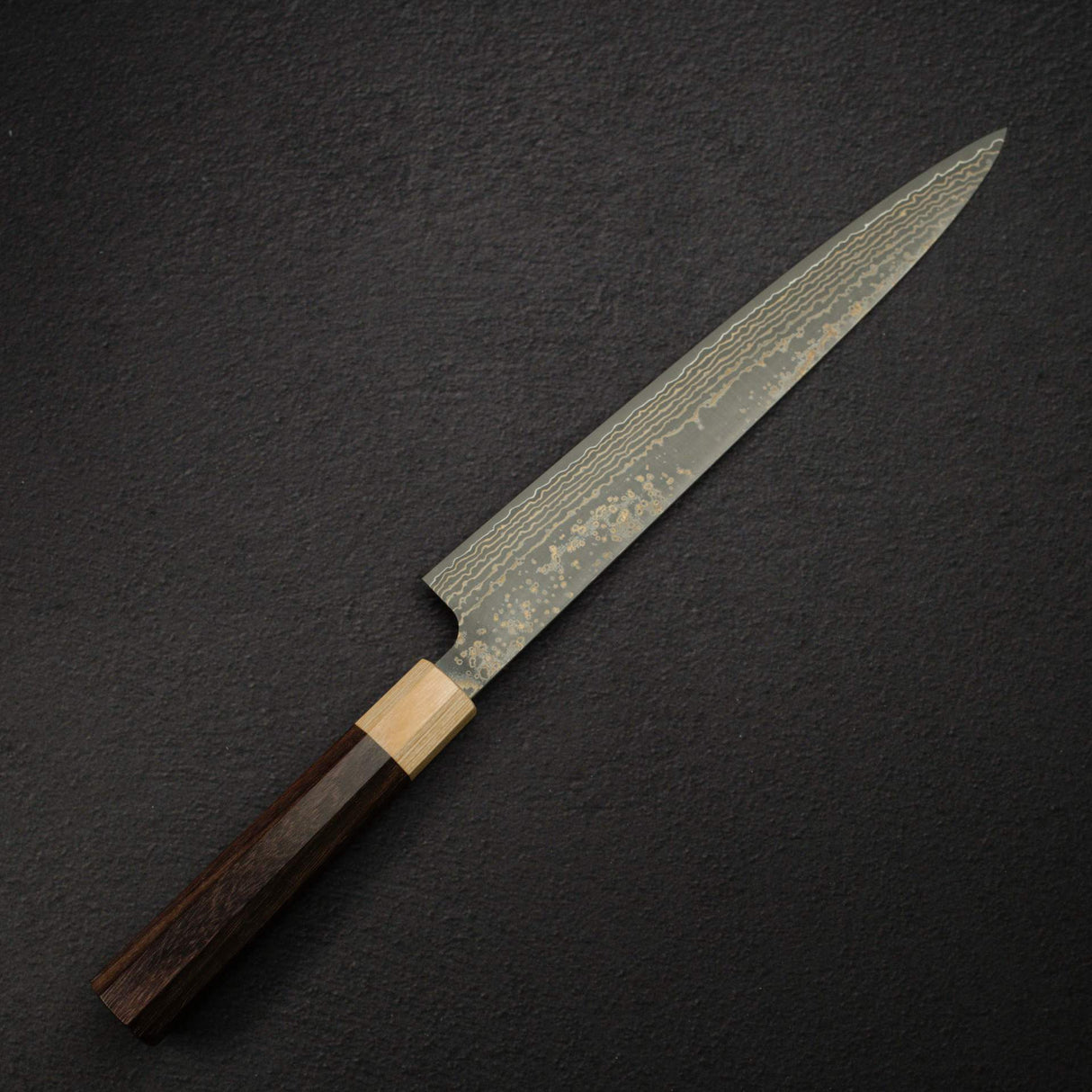 Takeshi Saji VG10 Gold Damascus Sujihiki 270mm