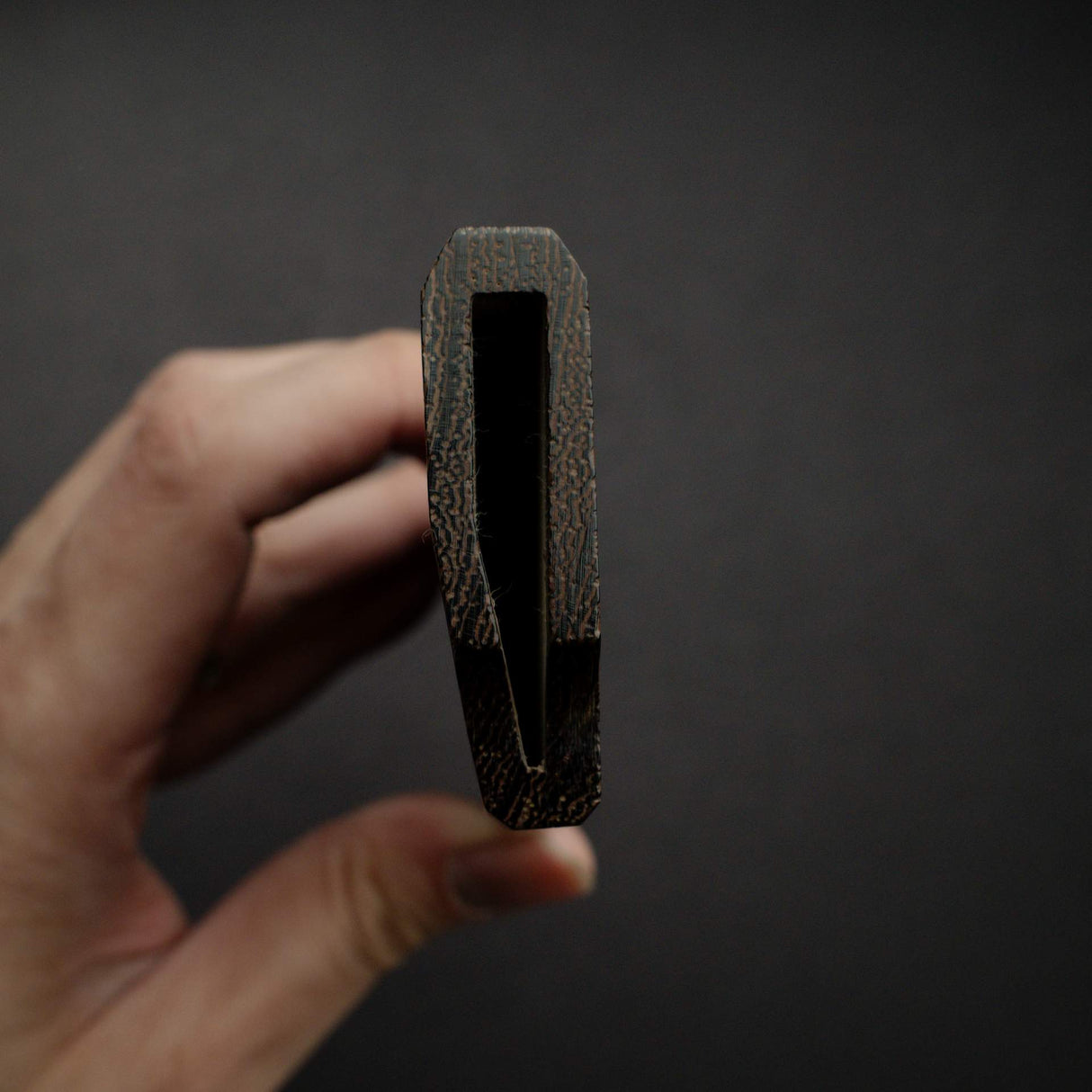 K&S Sakimaru Takobiki Hardwood Saya, Left Handed Standard Profile