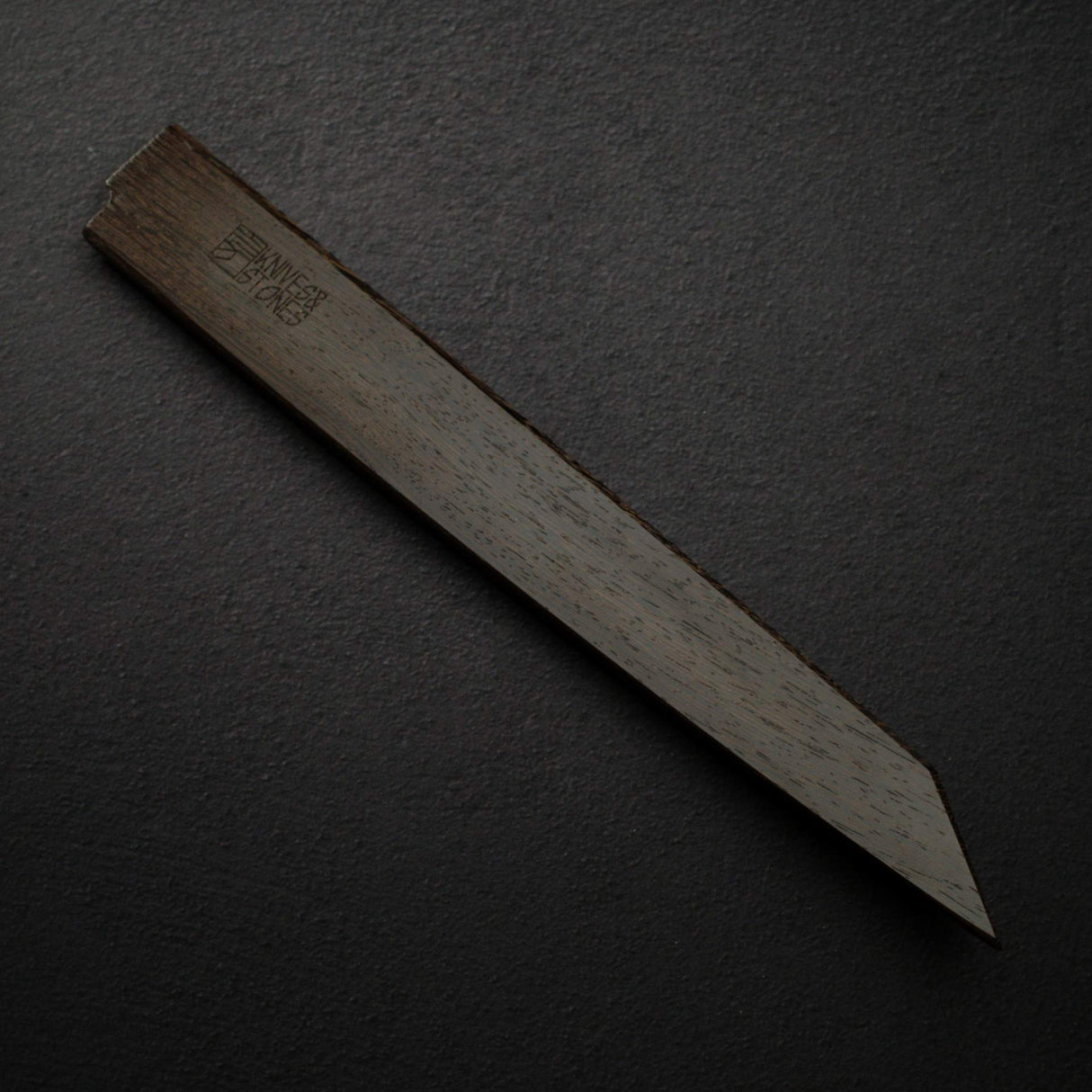 K&S Kritsuke (K-tip) Yanagiba Hardwood Saya, Left Handed Standard Profile