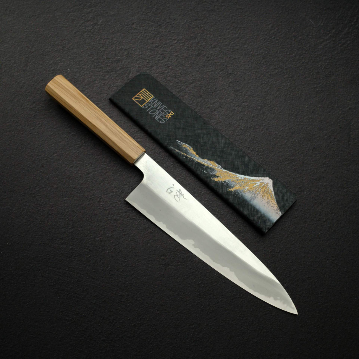 初心 木漏日 青鋼二號 本霞 牛刀 210mm 附護套