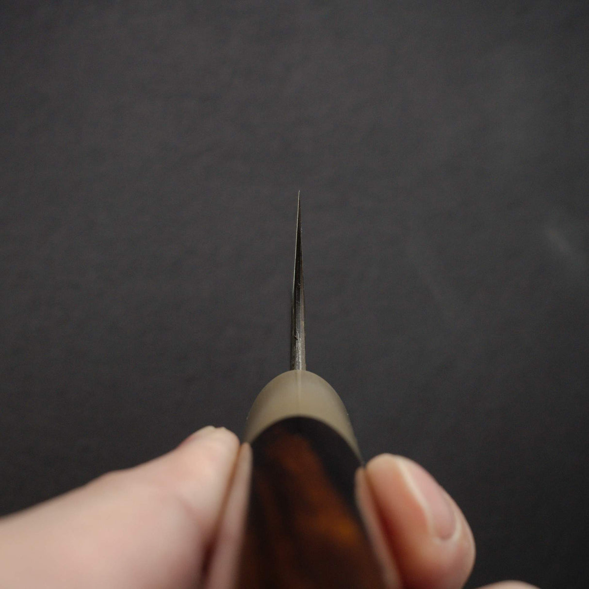 昌景 Koishi AS 牛刀 210mm 超級青鋼 黑打 鎚目 Knives and Stones 岩刃社 Hearted-shaped 鐵木 Handle
