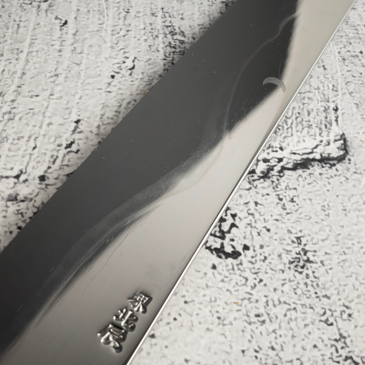 Exotic: Yoshikazu Ikeda White #1 Mizu-Honyaki Sakimaru Takohiki 330mm Fujisan Hamon