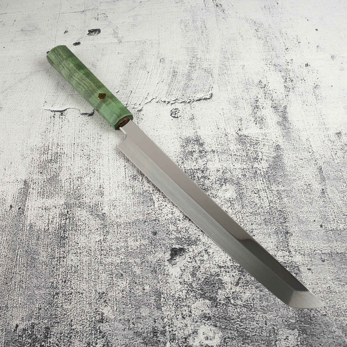 Exotic: Genkai Masakuni (玄海正國) White 2 Mizu-Honyaki Sakimaru Takohiki 270mm Old Stock