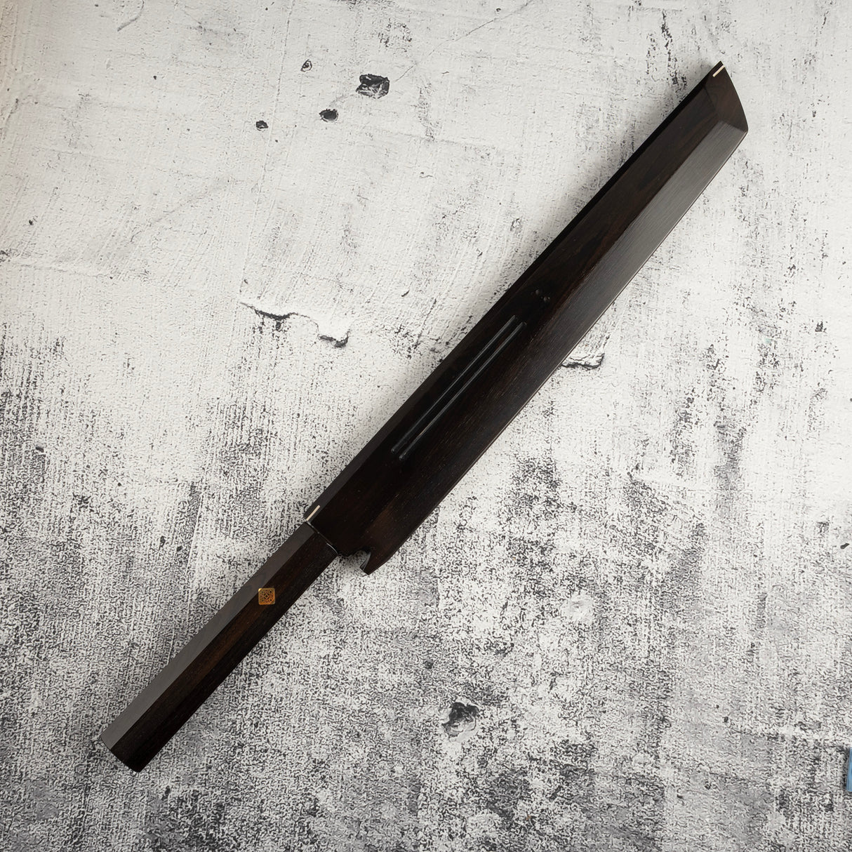 Exotic: Yoshikazu Ikeda Honyaki Mt. Fuji Hamon Sakimaru Takohiki 300mm Hand Sharpened Kasumi Finish