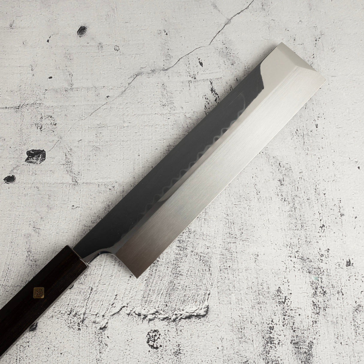 Exotic: Genkai Masakuni (玄海正國) White 2 Honyaki Usuba 240mm Ebony Set