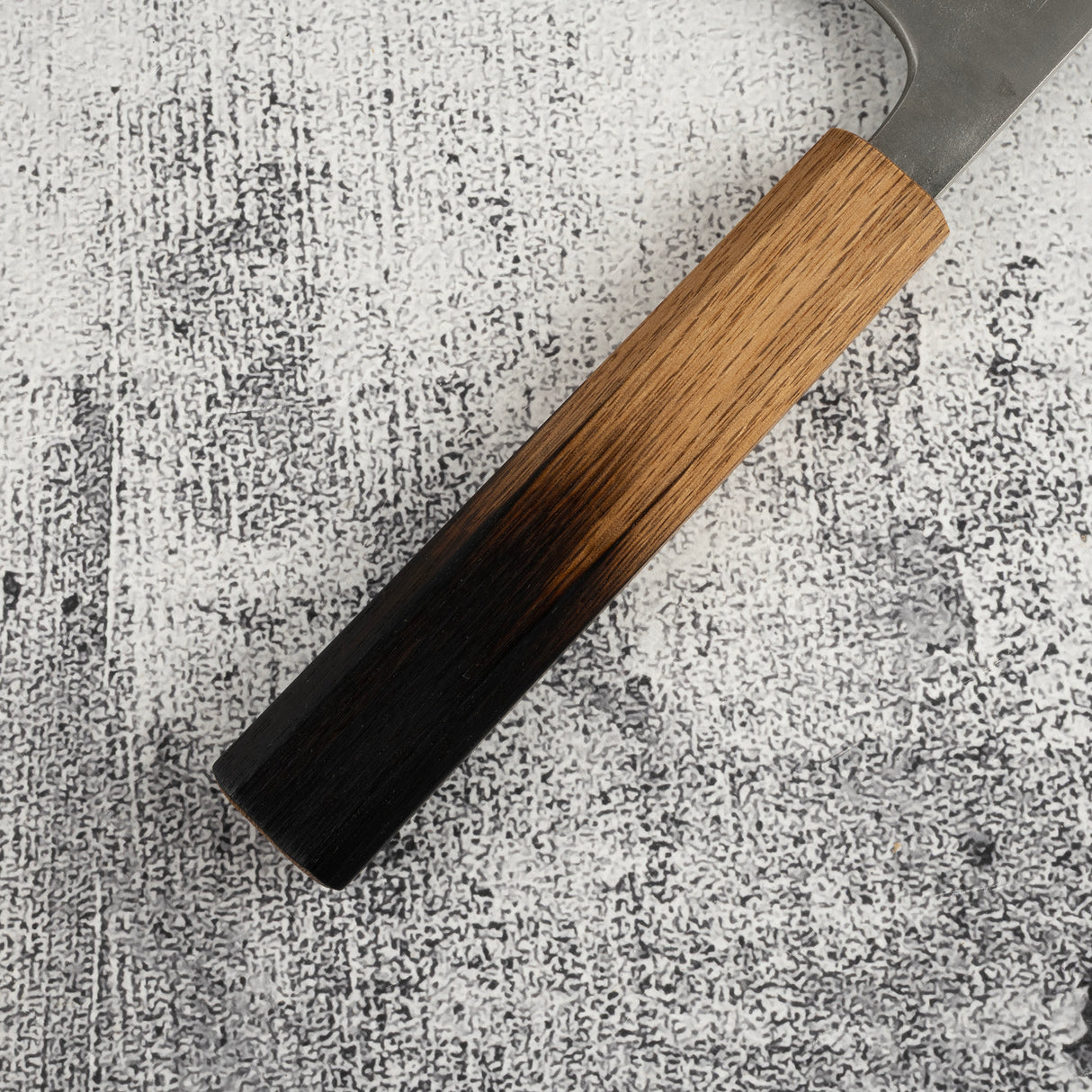 Matsubara Blue 2 Nakiri 165mm Nashiji Burnt Kashi